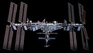 "Photo of the International Space Station used as an analogy for the processor datapath as hardware that performs operations."